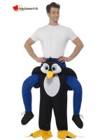 Déguisement homme sur épaule de pingouin - Taille unique
