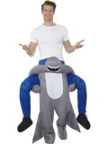 Déguisement homme sur épaule de requin - Taille unique