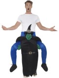 Déguisement homme sur épaule sorcière - Taille unique