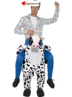 Déguisement homme sur épaule de vache - Taille unique
