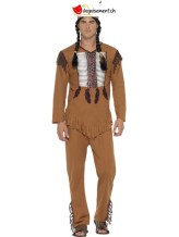 Déguisement Indien brun homme Déguisement Indien brun homme