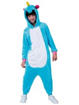 Déguisement kigurumi Licorne bleue - enfant