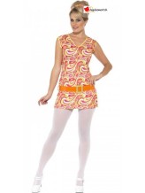 Déguisement Lady Hippie femme taille unique