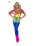 Multi-Coloured 80\'s Let\'s Get Physical Costume