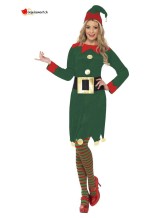 Travestimento da elfo - vestito verde per donne Travestimento da elfo - vestito verde per donne