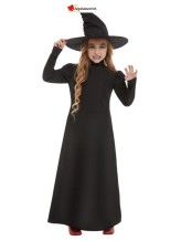 Deguisement méchante sorcière noire - fille Deguisement méchante sorcière noire - fille