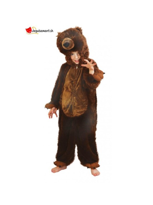 Kids brown bear costume