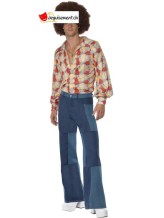 Déguisement pantalon disco patchwork