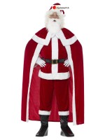 Weihnachtsmann Kostüm mit Umhang