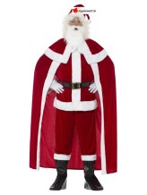 Travestimento da Babbo Natale con mantello Travestimento da Babbo Natale con mantello