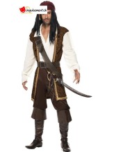 Déguisement pirate  High Seas homme Déguisement pirate  High Seas homme