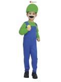 Déguisement Plombier vert et bleu enfant