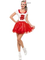 Halloweencostumes.com One Size Grease Rydell High Cheerleader Pompoms,  White/red : Target