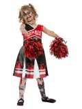 Zombie cheerleader travestimento - ragazza