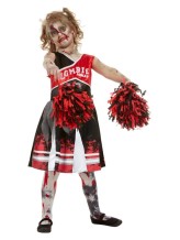 Zombie cheerleader travestimento - ragazza Zombie cheerleader travestimento - ragazza