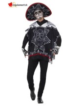 Déguisement poncho bandit jour des morts - Taille unique Déguisement poncho bandit jour des morts - Taille unique