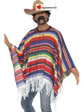 Deguisement poncho mexicain deluxe Deguisement poncho mexicain deluxe
