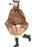 Déguisement poncho Tigre Unisexe