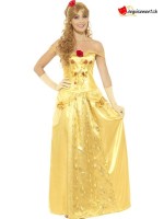 Déguisement princesse robe dorée