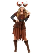 Déguisement Reine Barbare Viking Deluxe Déguisement Reine Barbare Viking Deluxe