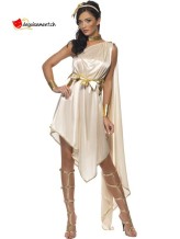 Vestito d'oro travestimento dea greca Vestito d'oro travestimento dea greca
