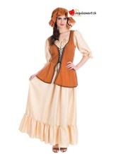 Déguisement Robe médievale brune Déguisement Robe médievale brune