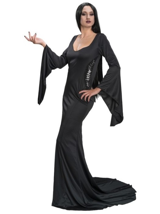 Déguisement robe Morticia de Mercredi