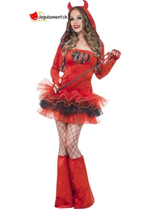 Deguisement robe tutu Diablesse