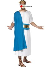 Travestimento romano bianco e blu Travestimento romano bianco e blu
