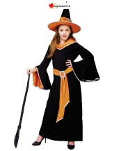 Black and orange witch disguise - girl Black and orange witch disguise - girl