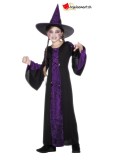 Deguisement sorcière violette - fille