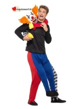Déguisement sur le dos clown kidnappeur - Taille unique Déguisement sur le dos clown kidnappeur - Taille unique
