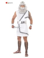 Weißes Zeus Kostüm