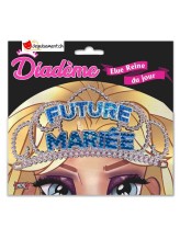 Diadème Future mariée bleu Diadème Future mariée bleu