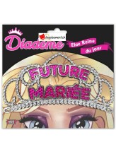 Diadème Future mariée fuchsia Diadème Future mariée fuchsia