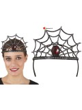 Diadème noir de reine gothique