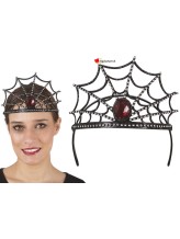 Diadème noir de reine gothique Diadème noir de reine gothique