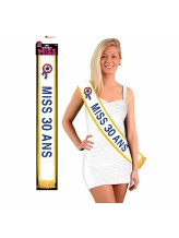 Echarpe MISS 30 ANS Echarpe MISS 30 ANS