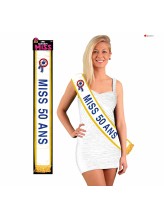 Echarpe MISS 50 ANS Echarpe MISS 50 ANS