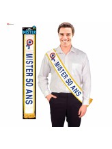 Echarpe MISTER 50 ANS Echarpe MISTER 50 ANS