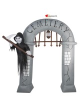 Entrée lumineuse de cimetière gonflable - 240cm Entrée lumineuse de cimetière gonflable - 240cm