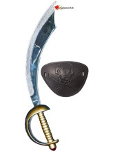 Épée et cache oeil de pirate Épée et cache oeil de pirate