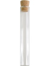 Transparent glass test tube 15cm