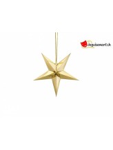 Paper star - gold - 30cm Paper star - gold - 30cm