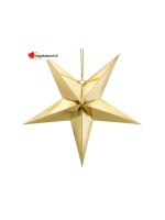 Étoile en papier - or - 70cm