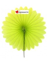 Eventail papier vert - L
