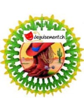 Eventail Western - Bottes -chapeau cowboy