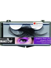 False eyelashes with black feathers False eyelashes with black feathers