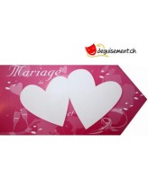 Flèche indication Mariage Fuschia Flèche indication Mariage Fuschia