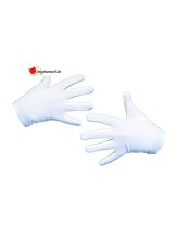 Gants courts blancs  - taille unique Gants courts blancs  - taille unique